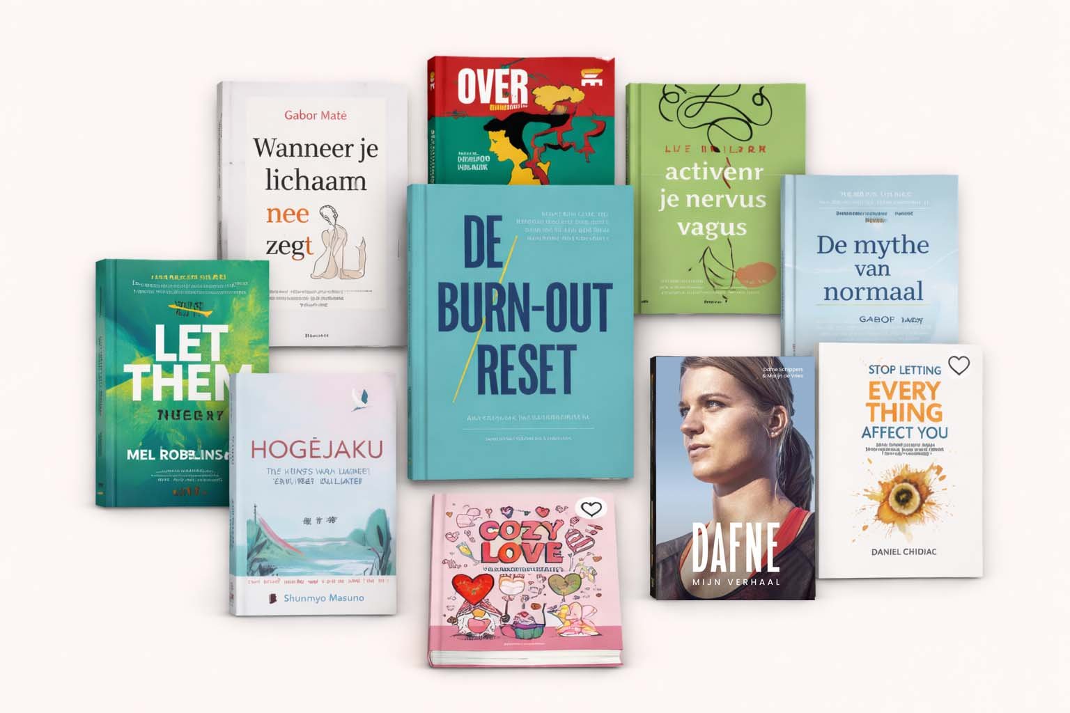 Top 10 best verkochte Boeken over omgaan met stress en burn-out