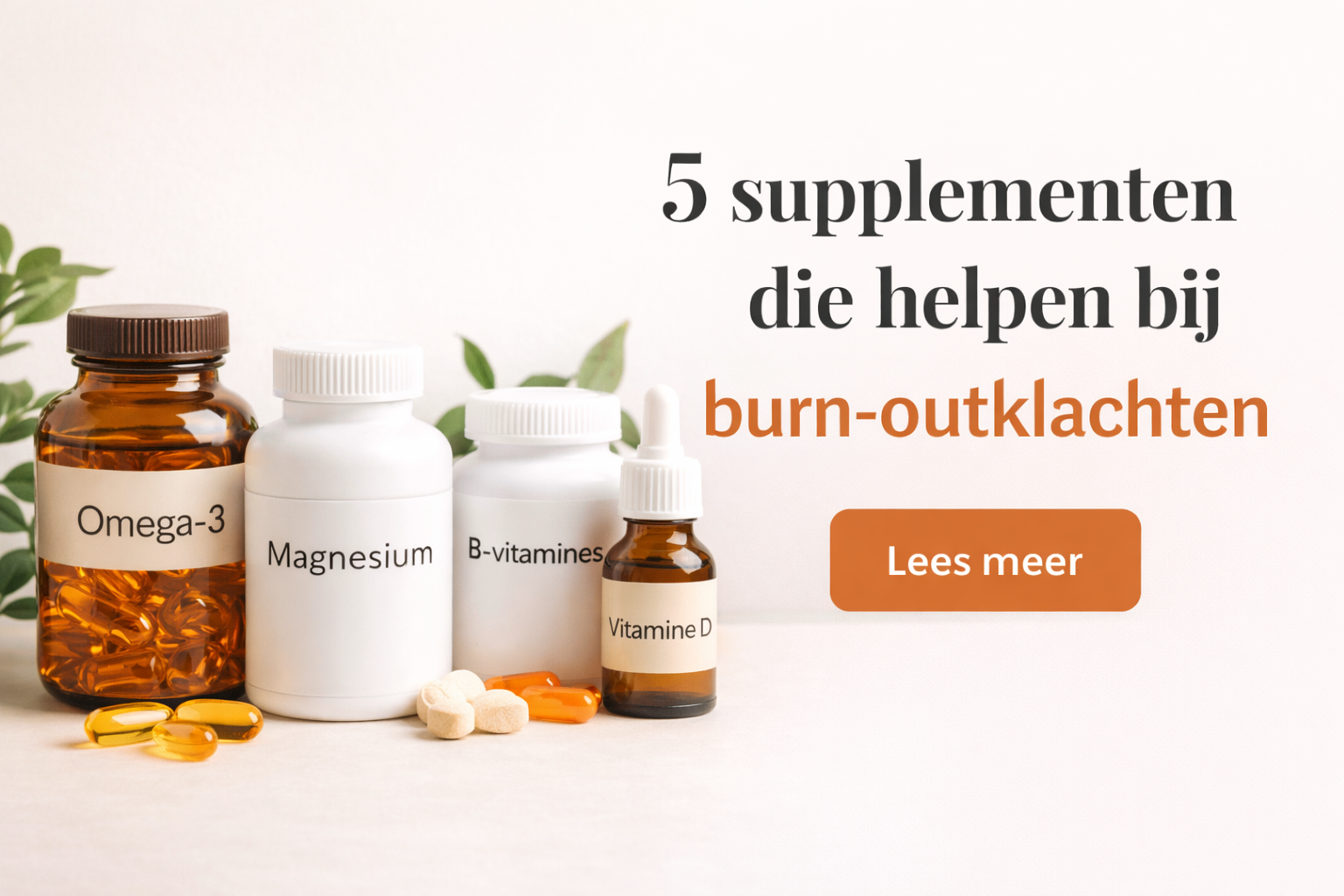 5 Supplementen die Kunnen Helpen bij Burn-out Klachten